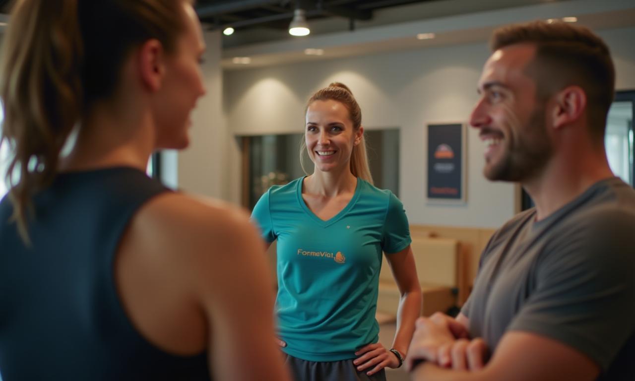 Groupe en cours de coaching avec un coach FormeVital à Lyon